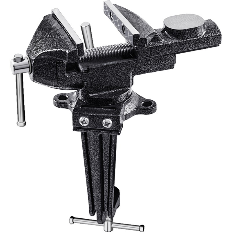 Bench Vise Swivel - Quick-Release Dual-Use Cast Steel Bench Vise