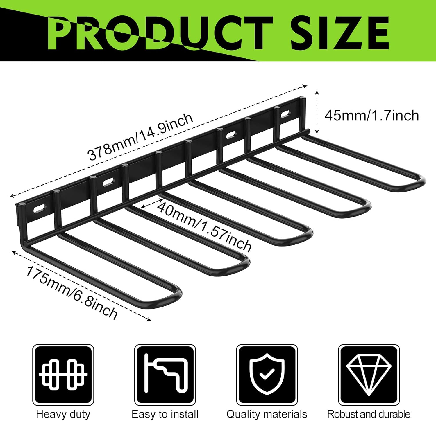 Workshop Tools Rack - VKKM Power Tool Organizer 4 Slots