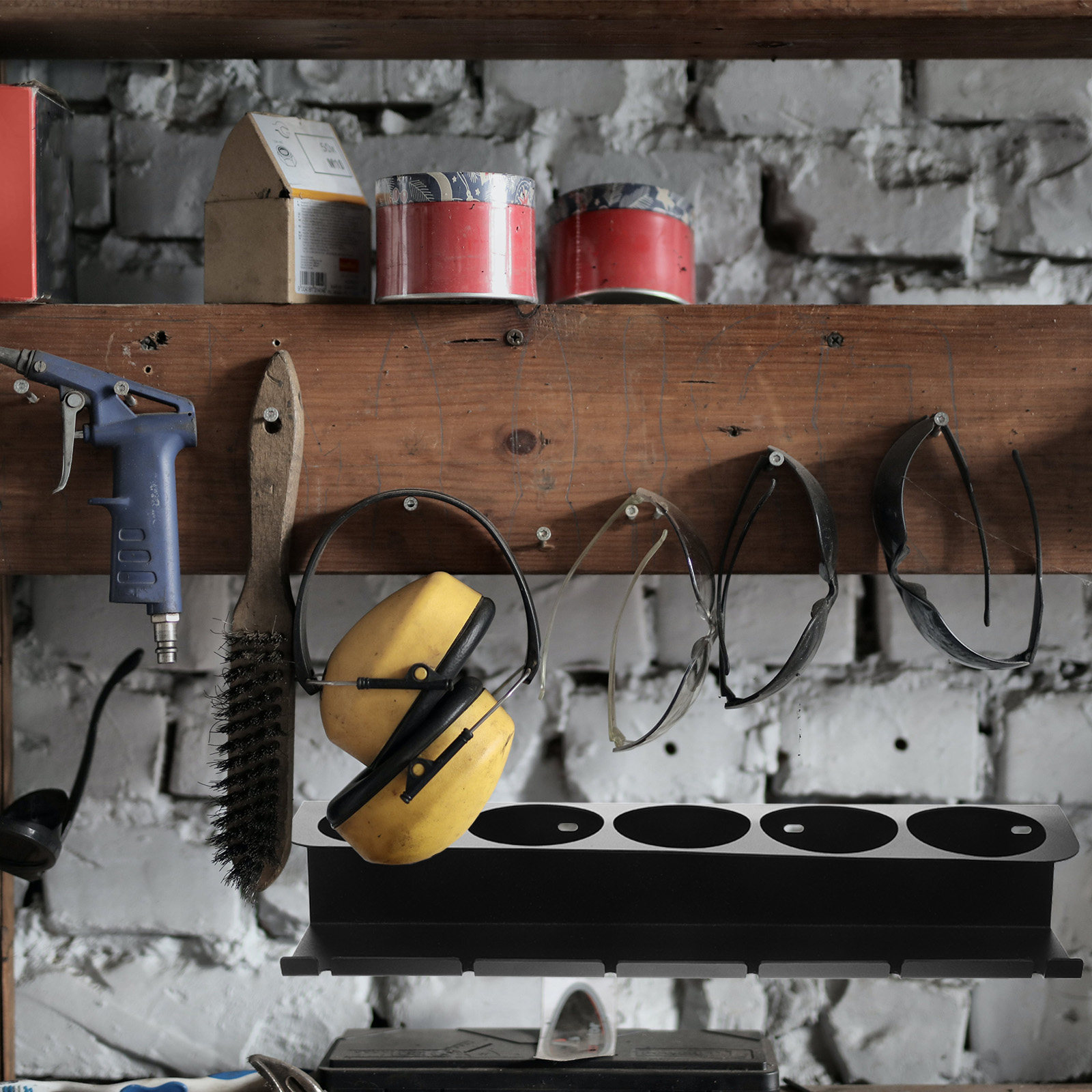 Workshop Tools Rack - 1Set Heavy Duty Metal Power Tool