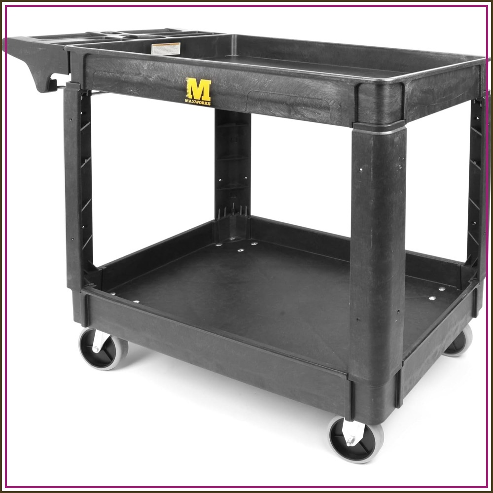 Workshop Tools Shelf - Heavy Duty 2-Shelf Service Cart 500