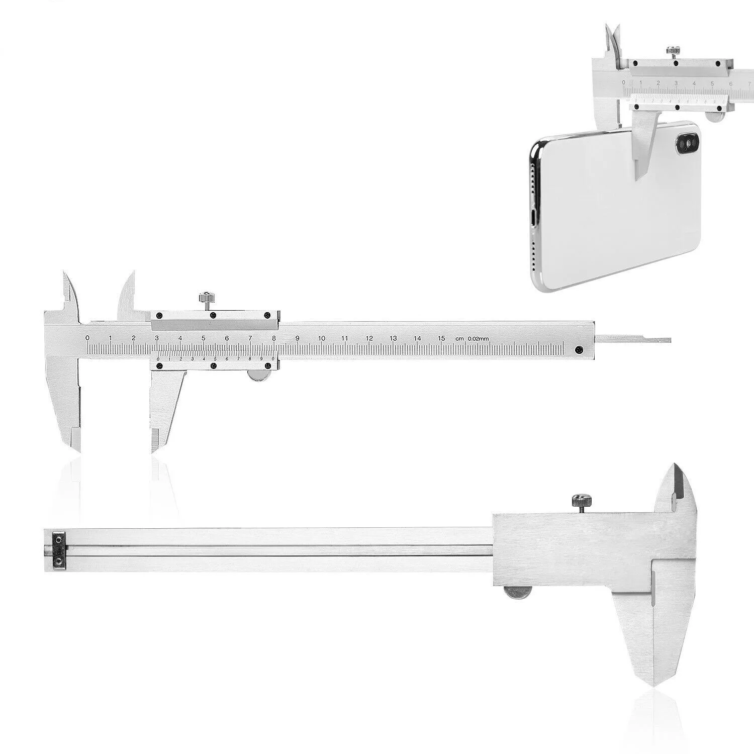 Workshop Tools In Engineering - 0-150mm Vernier Caliper 0.02mm Accuracy Carbon