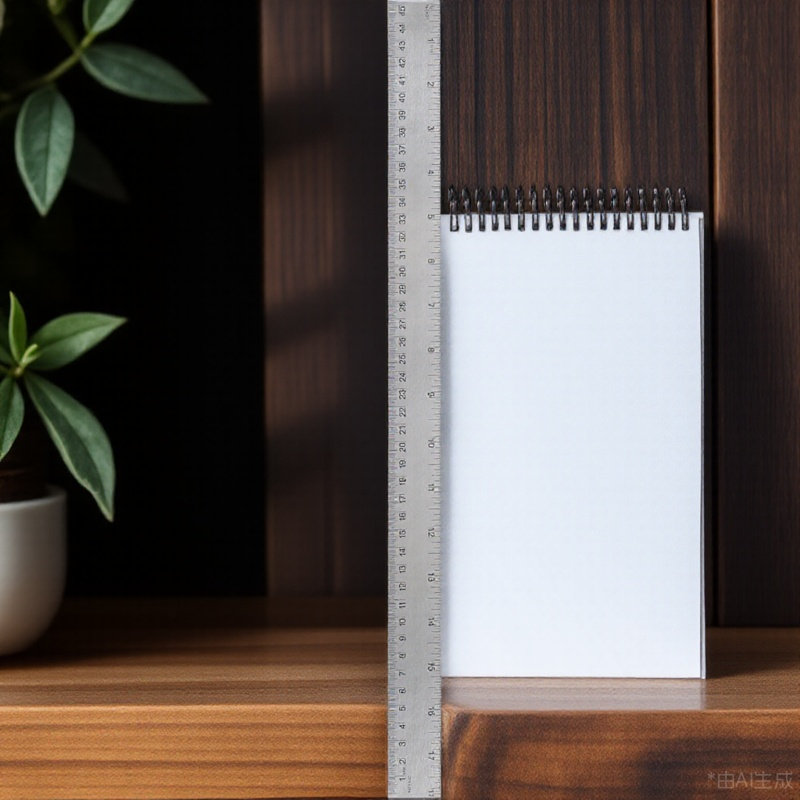 Workshop Tools Drawing - Cork Back Stainless Steel Straight Ruler