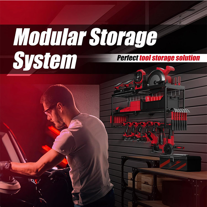 Workshop Tools Shelf - Multifunctional Wall Tool Storage Rack Heavy