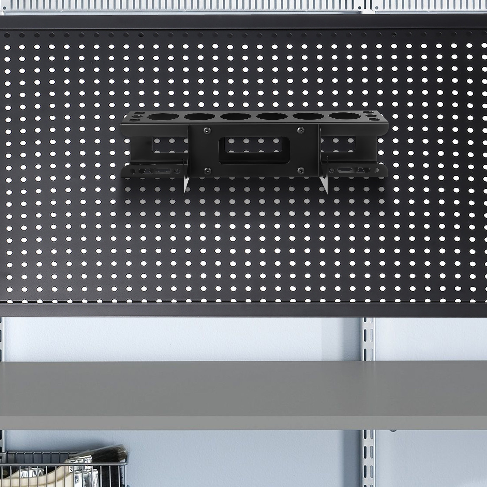 Heavy-Duty Wall-Mounted Caulki - Workshop Tools Rack 评论和价格
