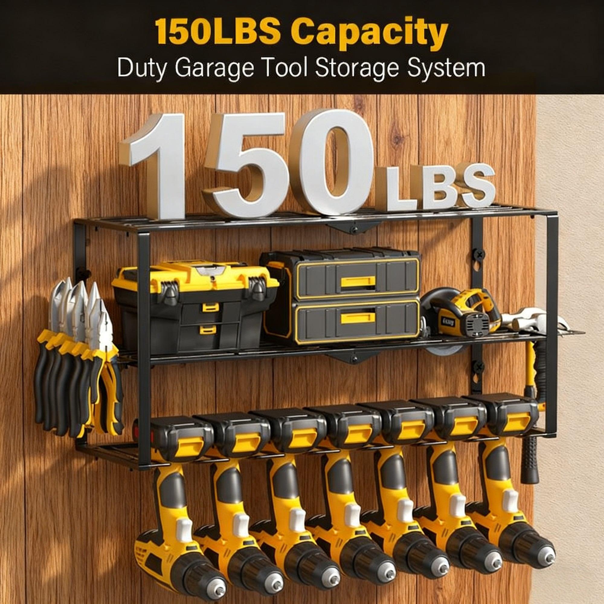 Heavy Duty Wall Mounted Power  - Workshop Tools Shelf 评论和价格