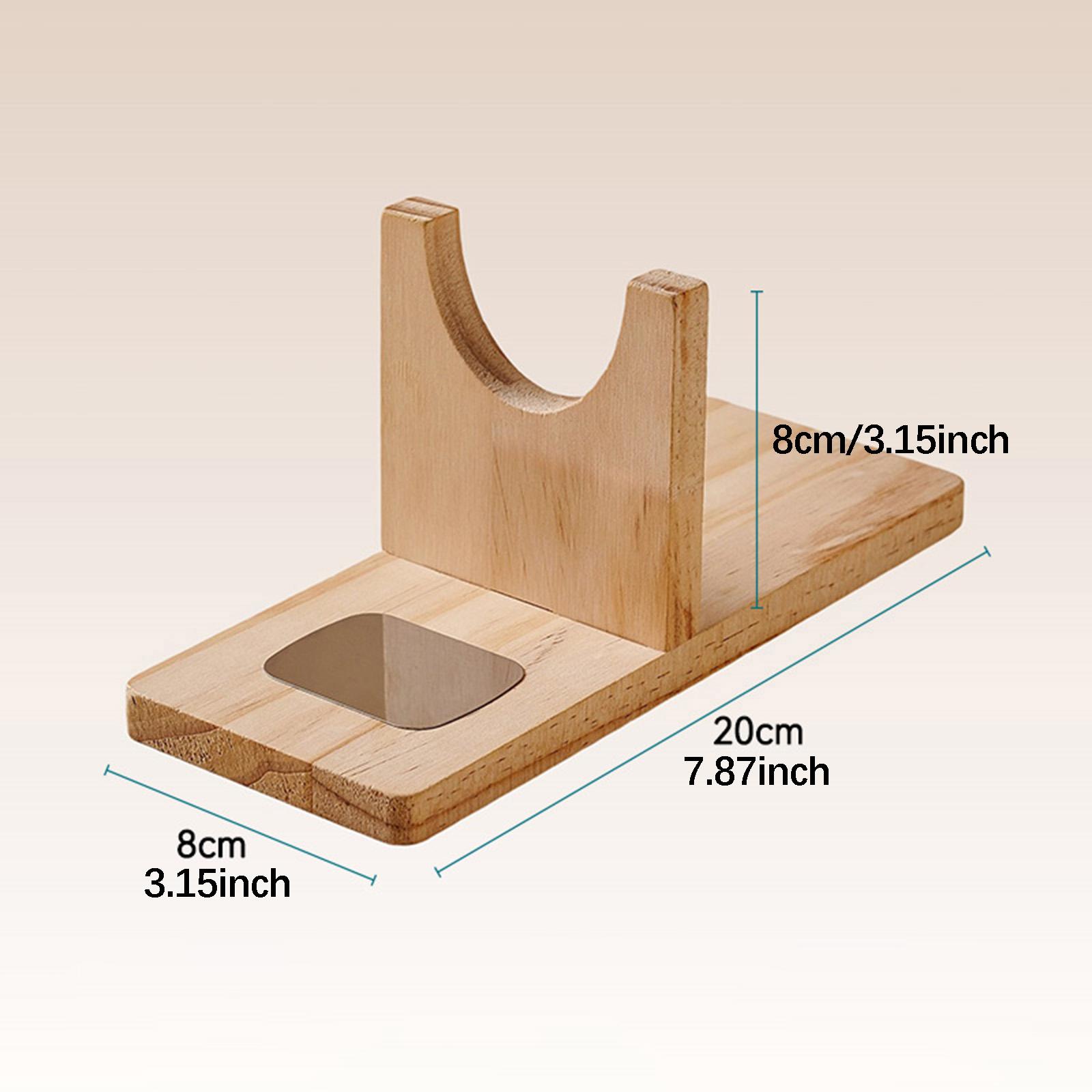 Wooden Hot Glue Holder Desktop - Workshop Tools Shelf 评论和价格