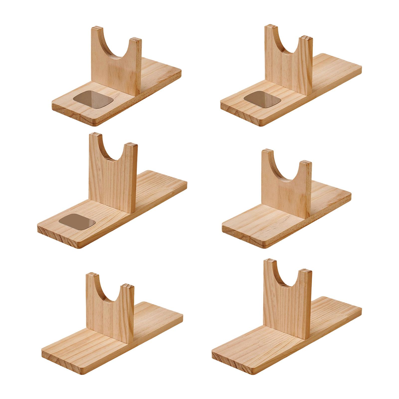 Wooden Hot Glue Holder Desktop - Workshop Tools Shelf 评论和价格