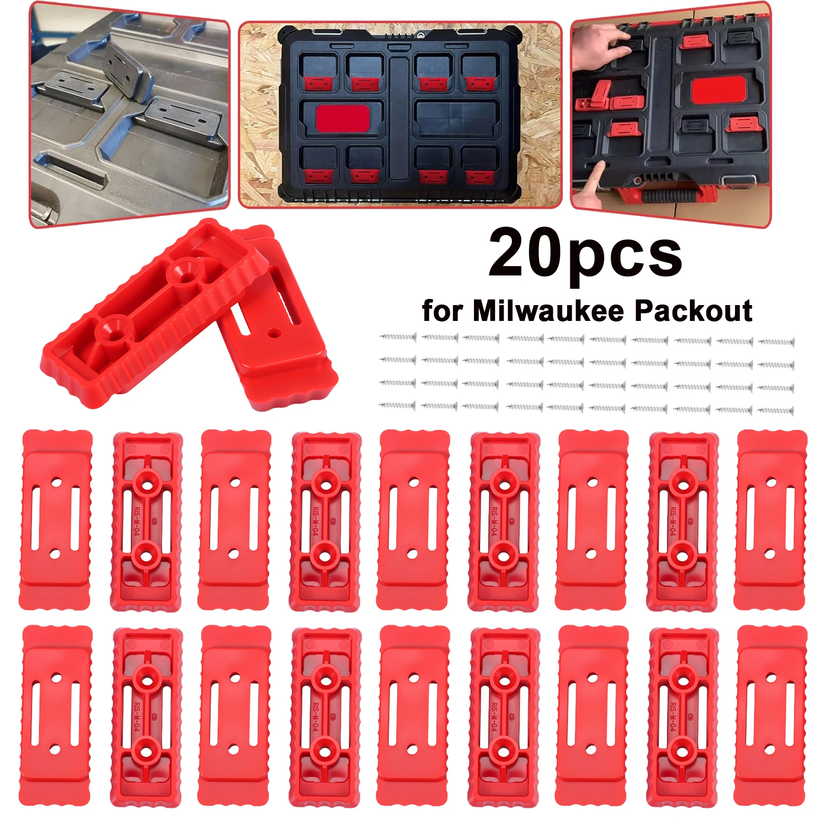 20pcs Mounting Feet for Milwau - Workshop Electric Tools 评论和价格