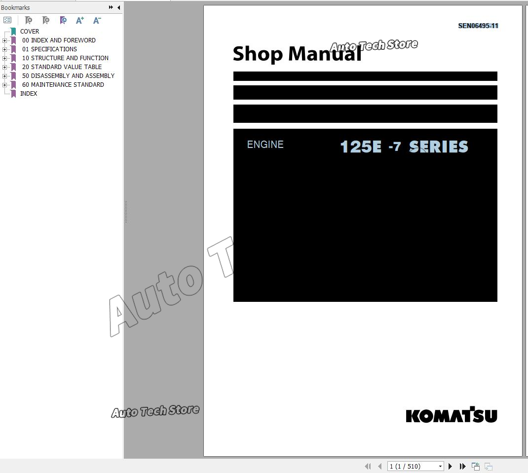 For Komatsu Diesel Engine Shop - Tools In Workshop Pdf 评论和价格