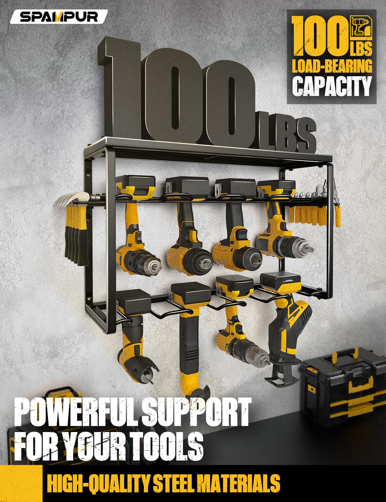 Heavy Duty Metal Power Tool Or - Workshop Tools Shelf 评论和价格