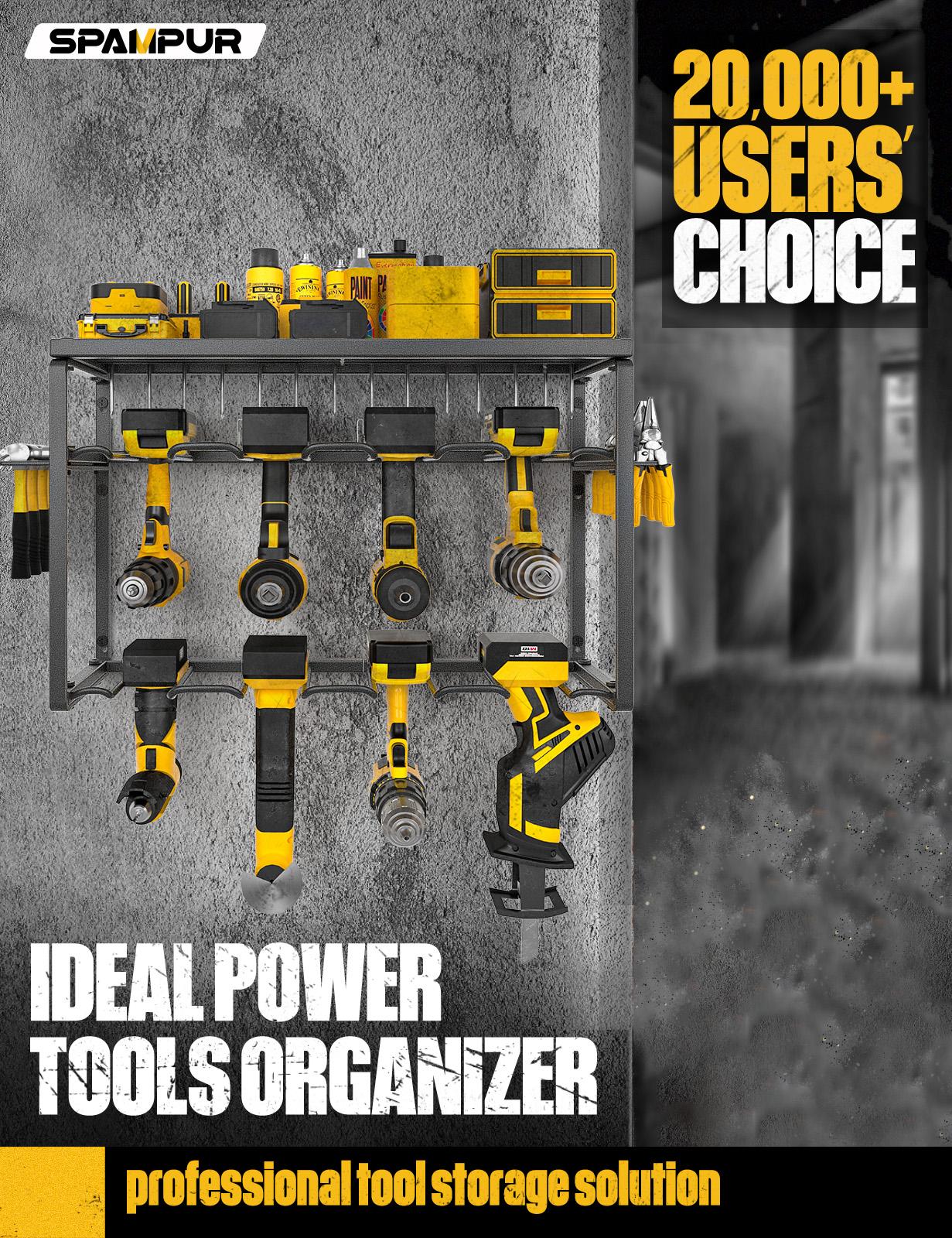 Heavy Duty Metal Power Tool Or - Workshop Tools Shelf 评论和价格