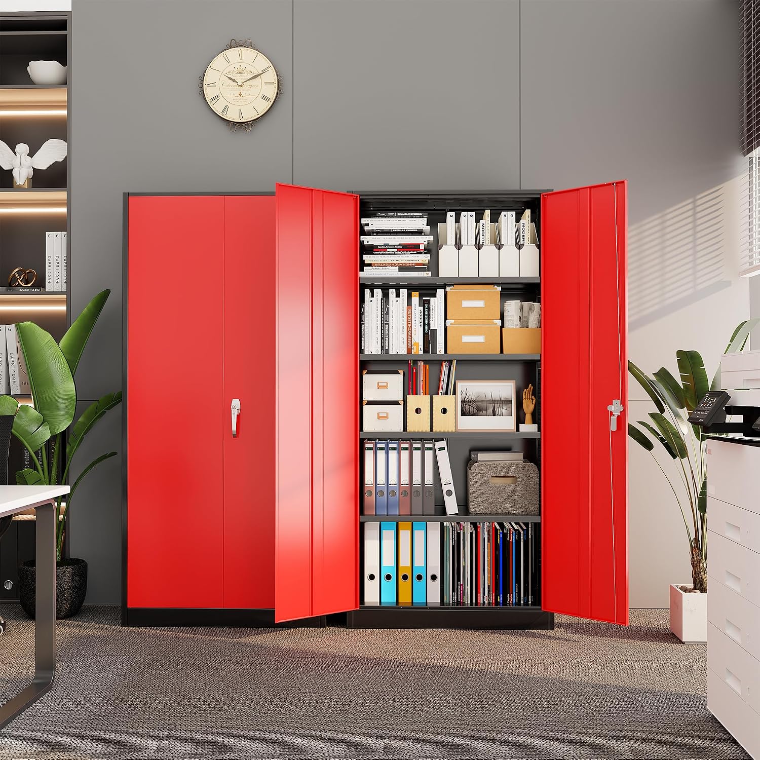 Heavy Duty Metal Garage Storag - Workshop Tools Cabinet 评论和价格
