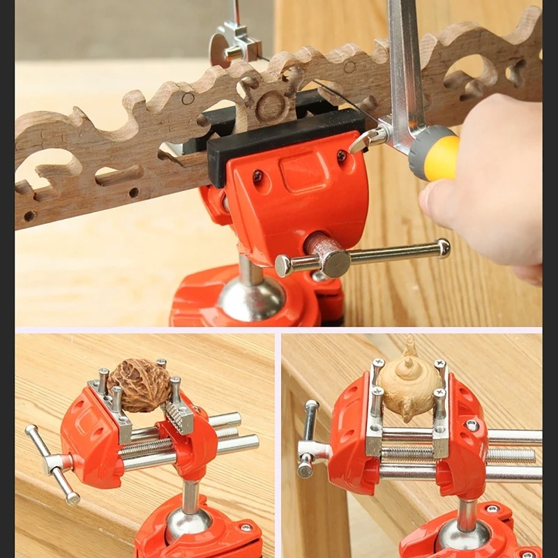 Mini Vise Rotates 360 Degree R - Bench Vise Swivel 评论和价格