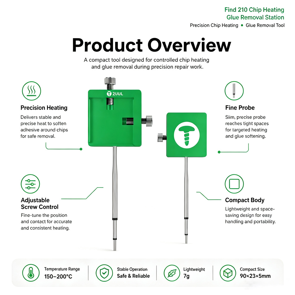 Green 2UUL Mini Chip Heating G - Workshop Tools Locations 评论和价格