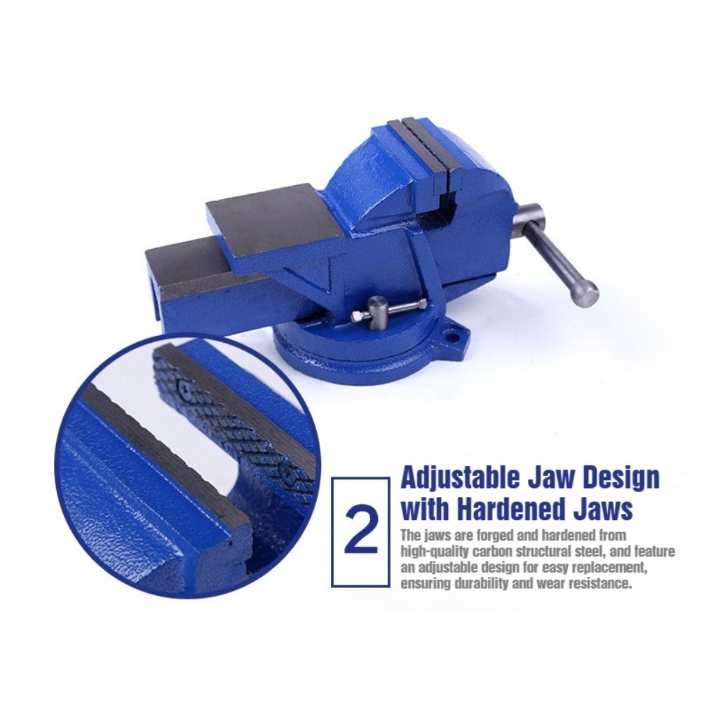 6-Inch Heavy Duty Bench Vise N - Bench Vise Swivel 评论和价格