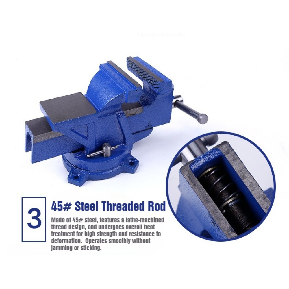 6-Inch Heavy Duty Bench Vise N - Bench Vise Swivel 评论和价格