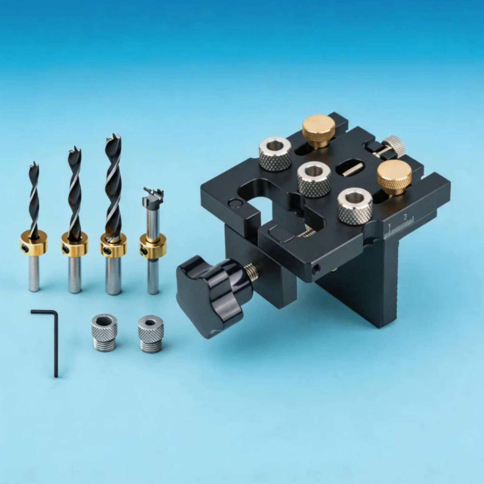 Wood Hole Jig 3-in-1 Dowel Jig - Workshop Tools Locations 评论和价格