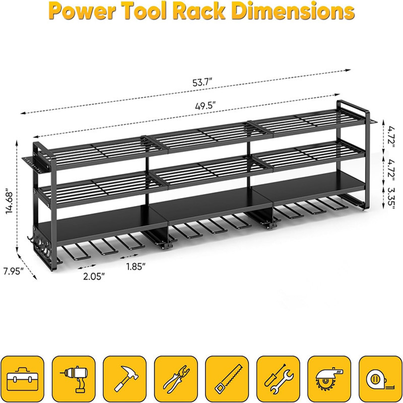 Large Power Tool Organizer Wal - Workshop Tools Shelf 评论和价格