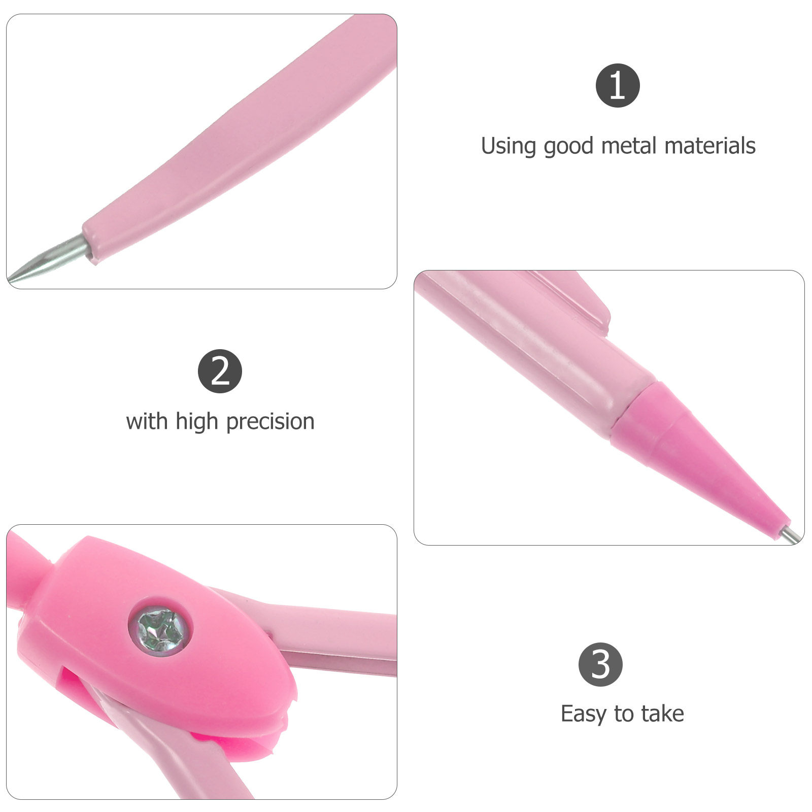 1Set Metal Math Compasses for  - Workshop Tools Drawing 评论和价格
