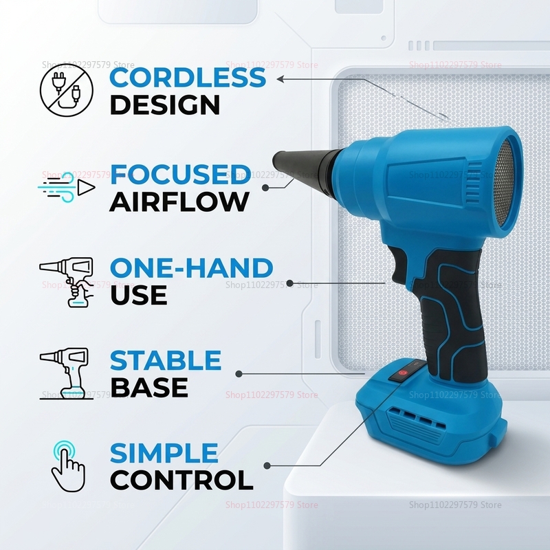 18V Brushless Cordless Air Dus - Workshop Electric Tools 评论和价格