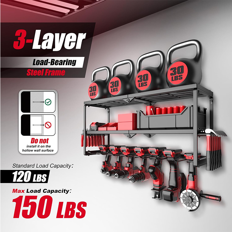 Multifunctional Wall Tool Stor - Workshop Tools Shelf 评论和价格