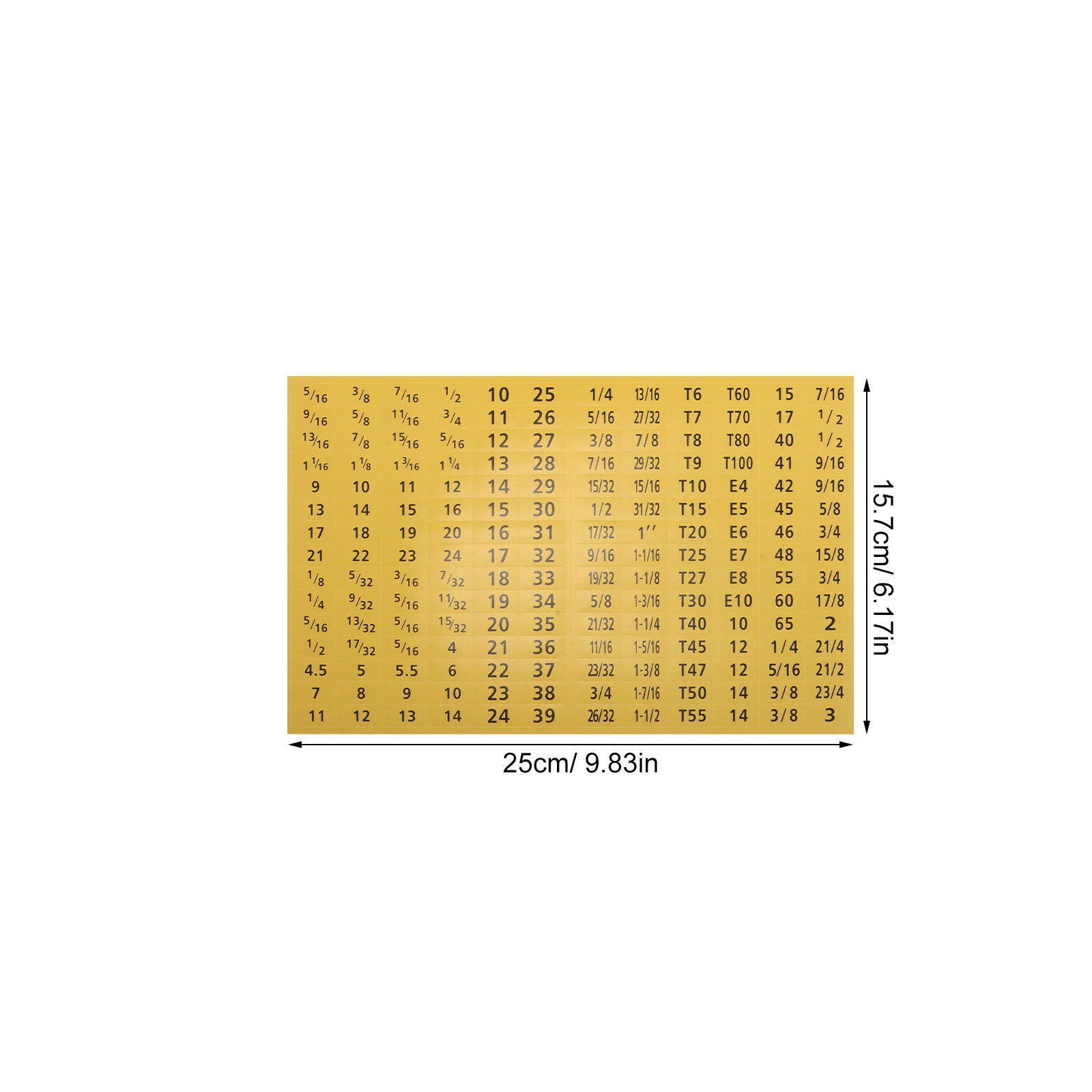 20Sheets Socket Wrench Sticker - Tools For Workshop 评论和价格